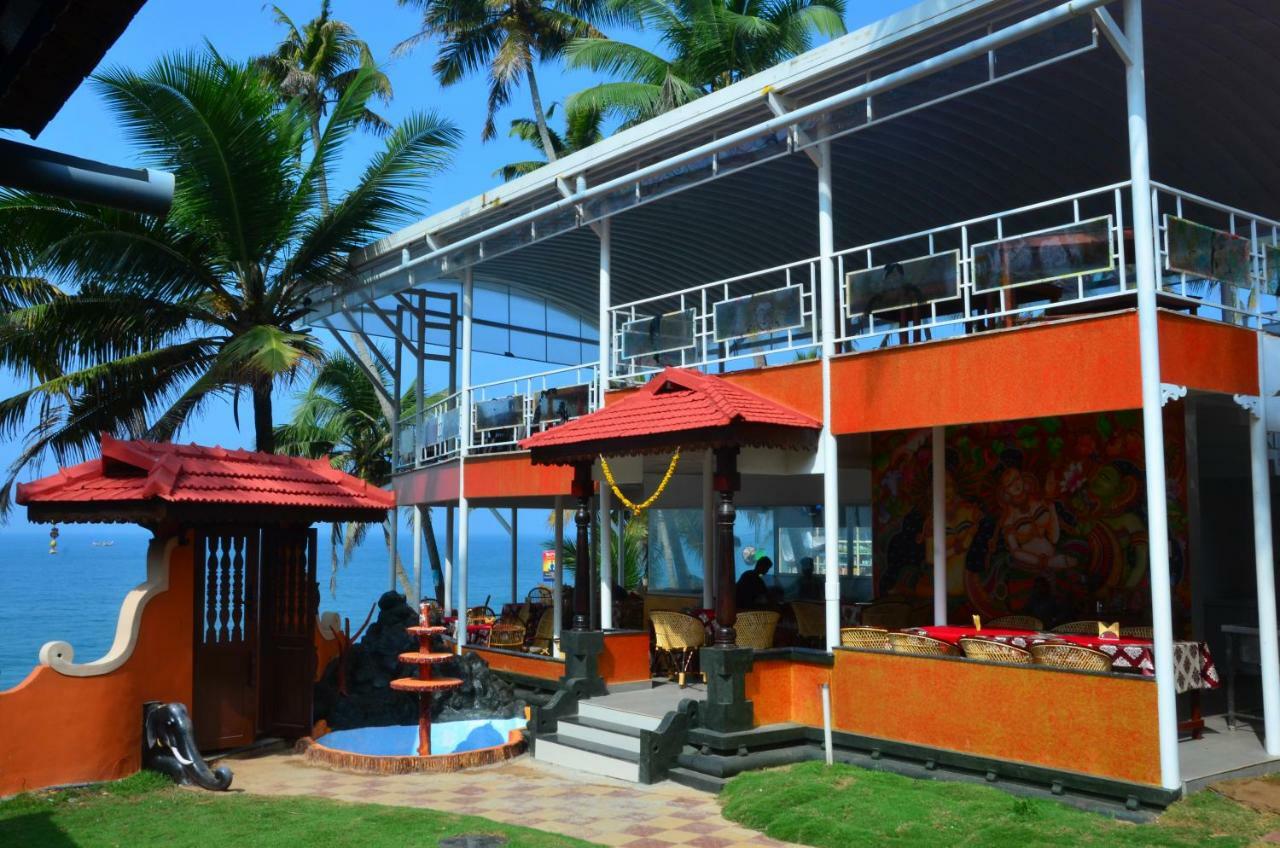Black Beach Resort Varkala Bagian luar foto